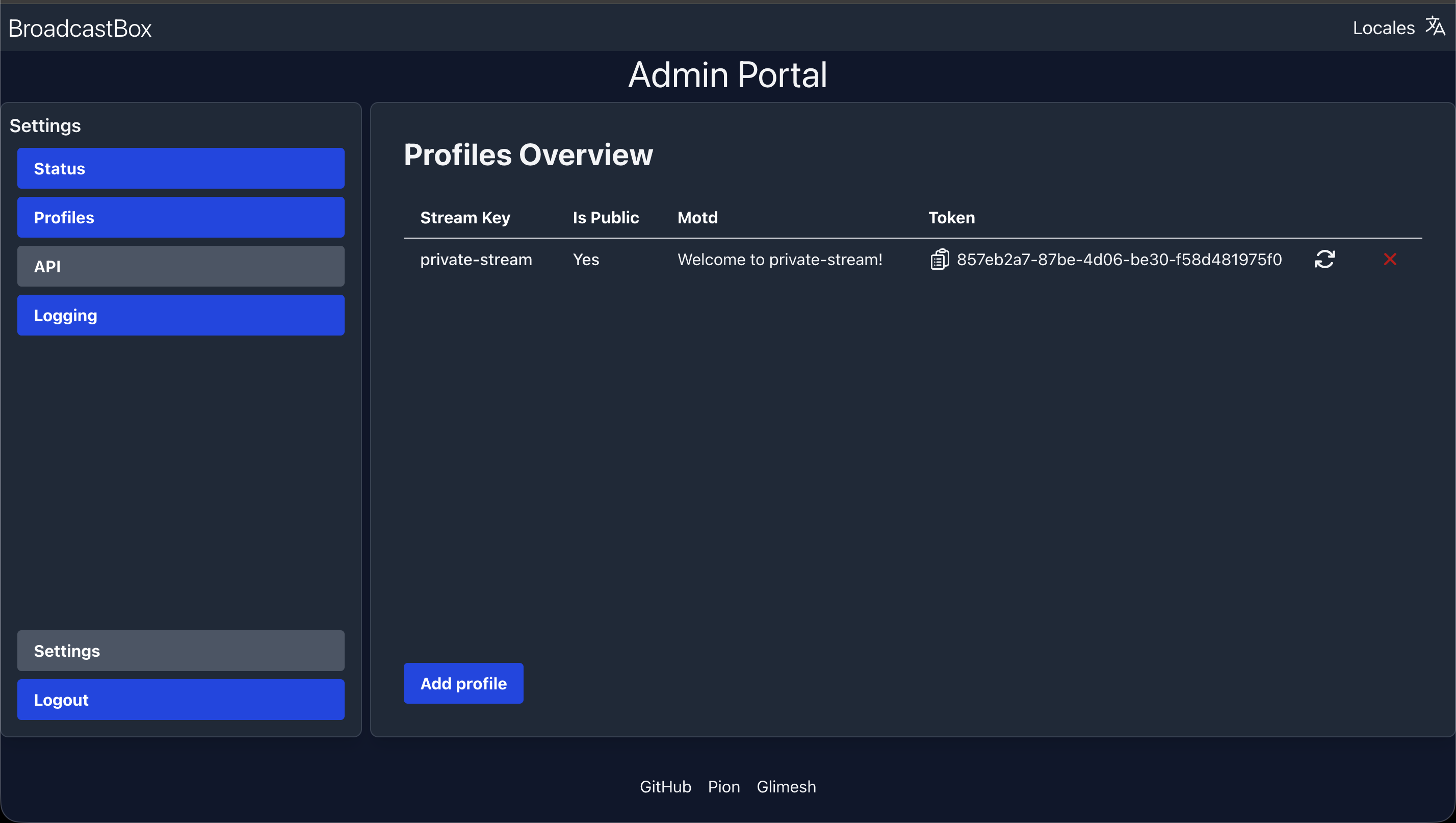 Admin Portal